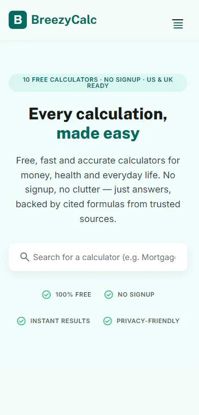 BreezyCalc gallery image