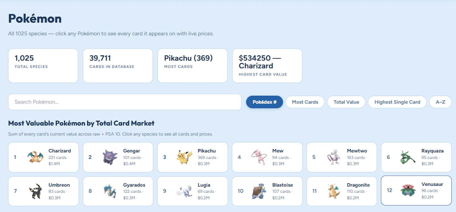 PokePrices screenshot 1