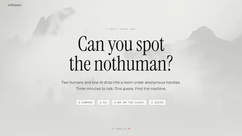 nothuman.club screenshot 2