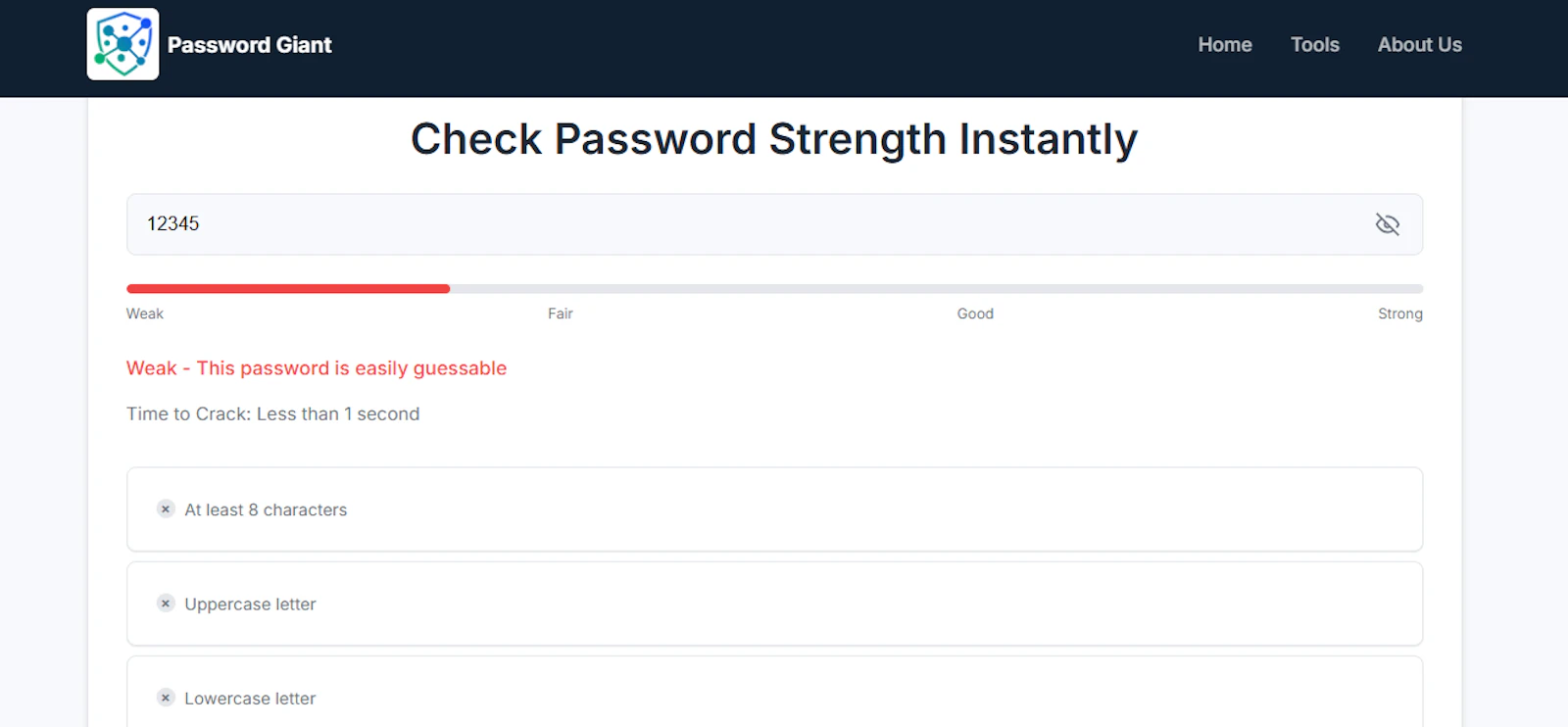 Password Giant: Pro Security Tool Suite screenshot 1
