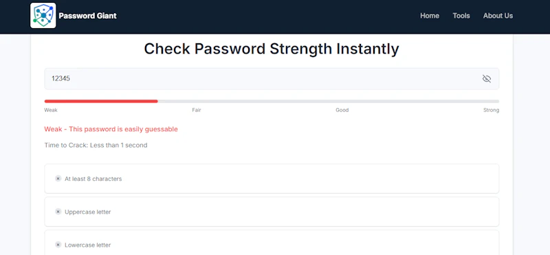 Password Giant: Pro Security Tool Suite screenshot 1
