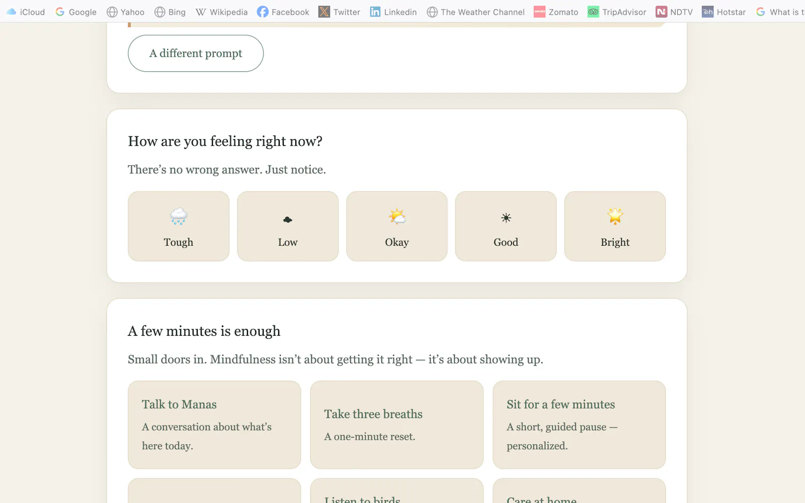 Manas — your own mindfulness companion screenshot 3
