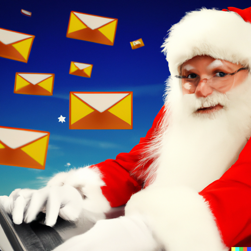Mídia 1 de Escreva um e -mail para o Papai Noel! - Papai Noel responderá a todos os emails pessoalmente.