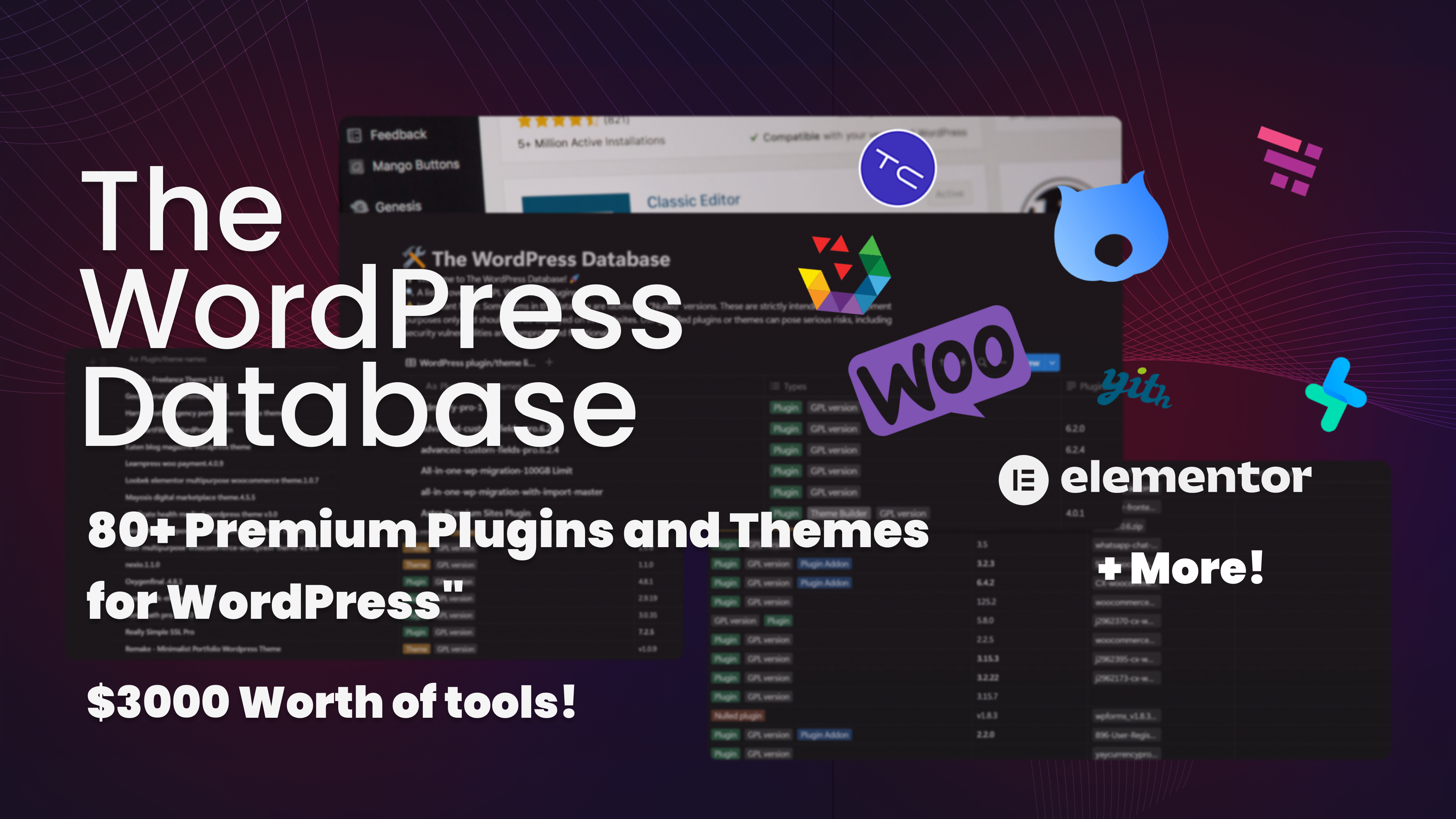 究極のWordPressデータベース - すべてのプラグインとテーマを使用するための1か所に!メディア1