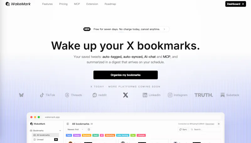 WakeMark screenshot 1