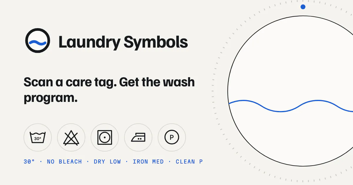 Laundry Symbols Scanner gallery image