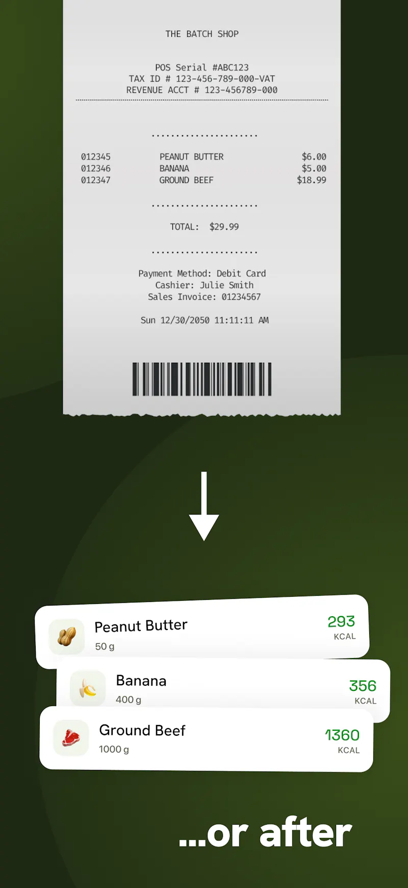 Batch: Meal prep calorie tracker screenshot 4