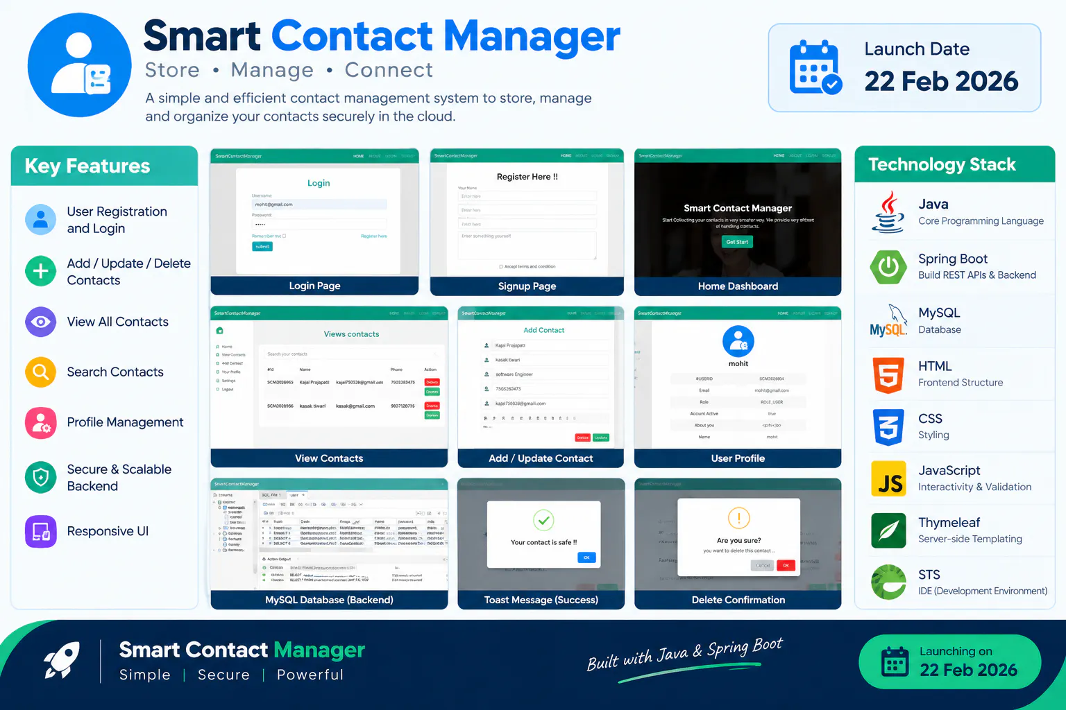 Smart Contact Manager gallery image