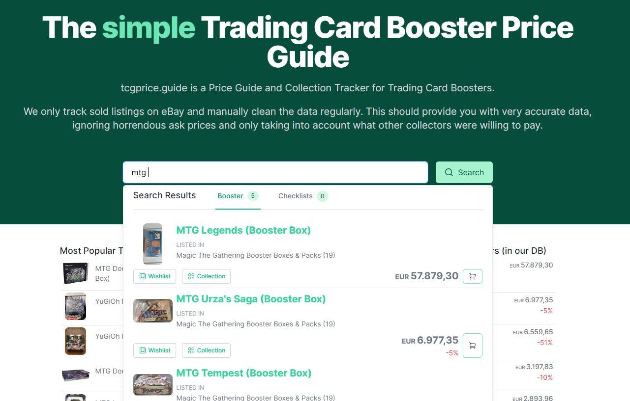 Trading Card Price Guide media 1