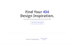 404 Page Inspiration image