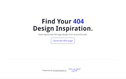 404 Page Inspiration media 1
