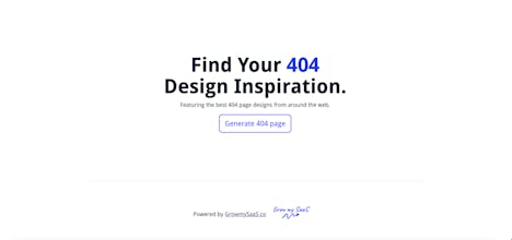 404 Page Inspiration gallery image