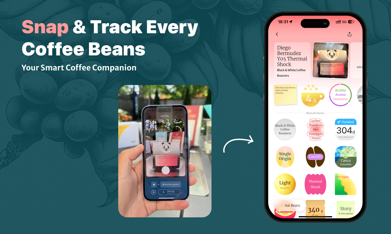 BeanBook: AI Coffee Tracker gallery image
