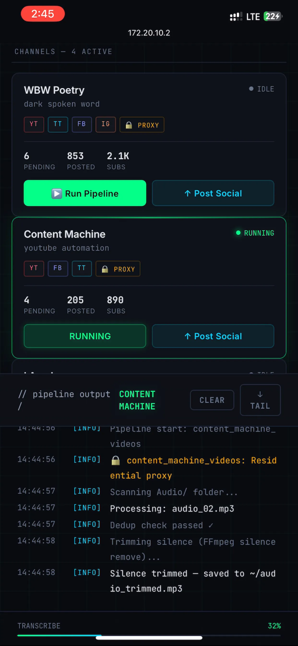 Viral Content Machine 截图 1
