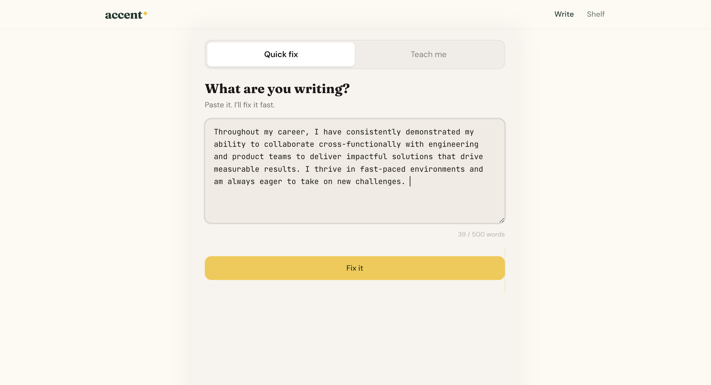 accent. gallery image
