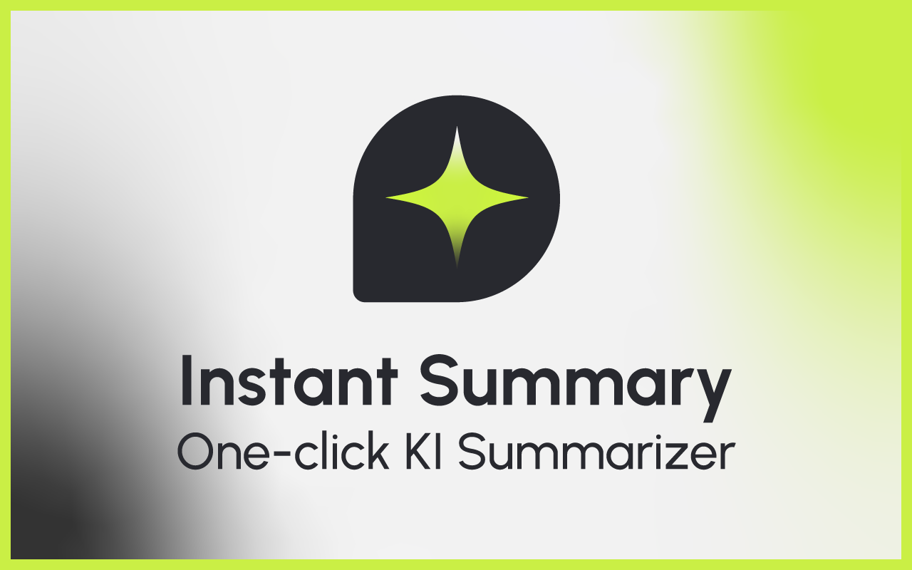 Instant Summary - Chrome extension gallery image