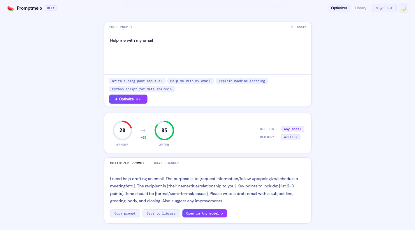 Promptmelo gallery image