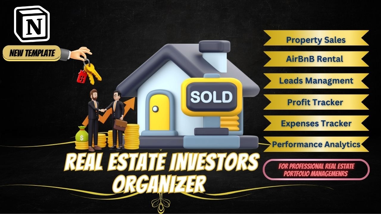Notion Real Estate Investor Organizador media 4
