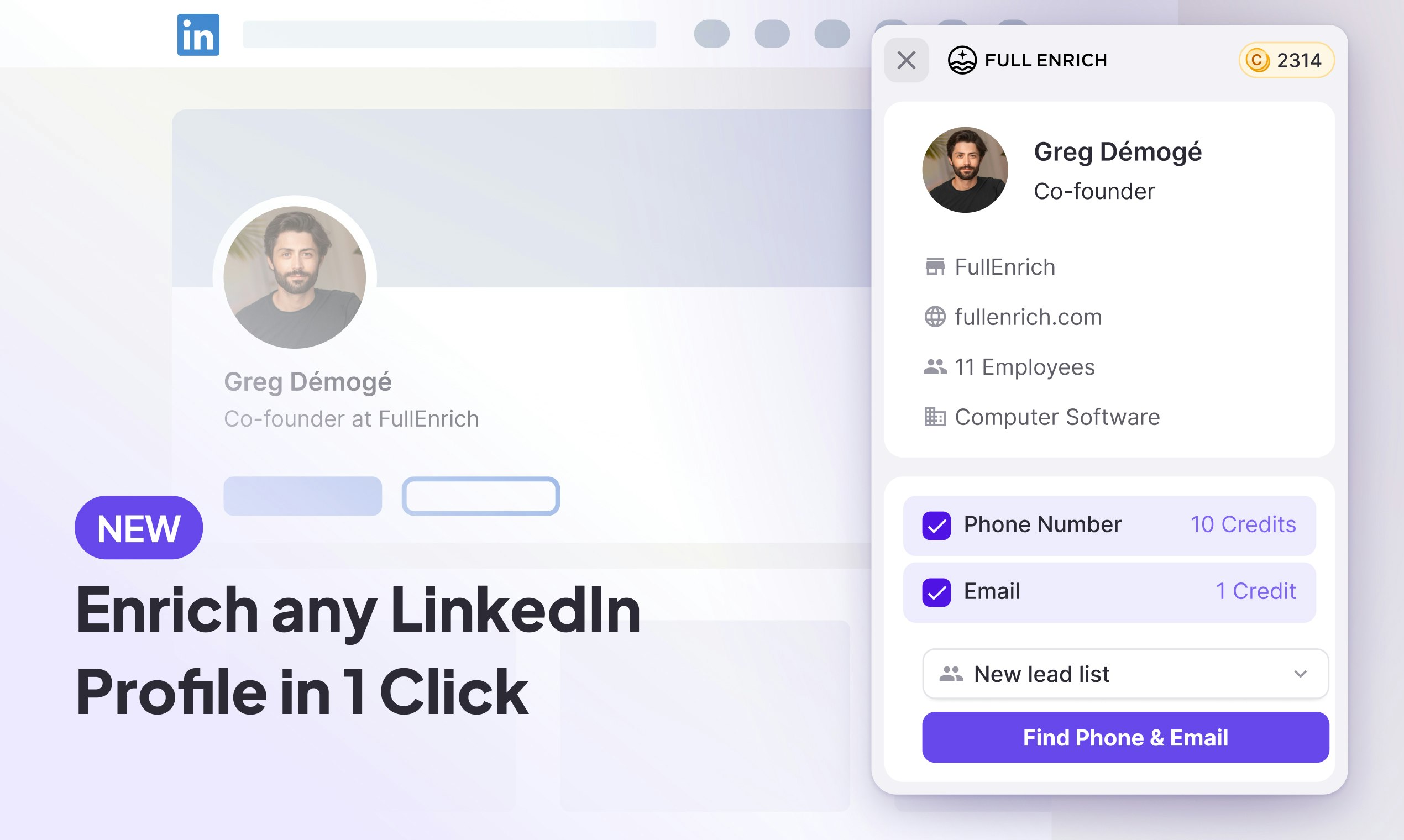 FullEnrich 2.0 - Waterfall enrichment for emails & phone numbers media 3