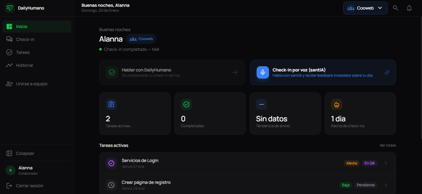 DailyHumano - Screenshot 4 showing product features and functionality