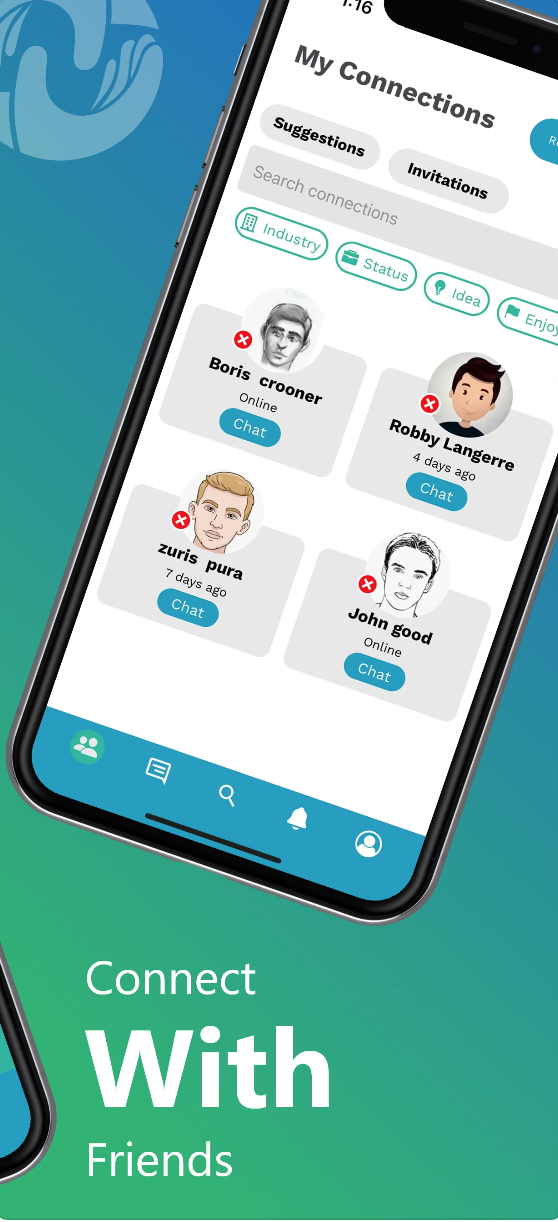 MyFriednMyPartner - Find friends who want to start a business media 3