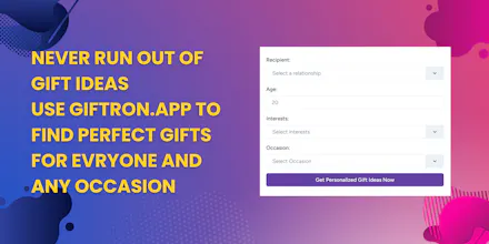 Giftron: Personalized Gift finder gallery image