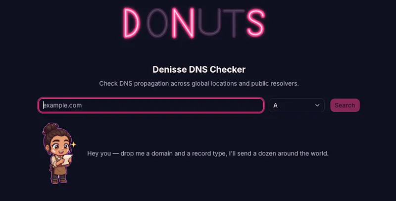 Denisse DNS Checker screenshot 1