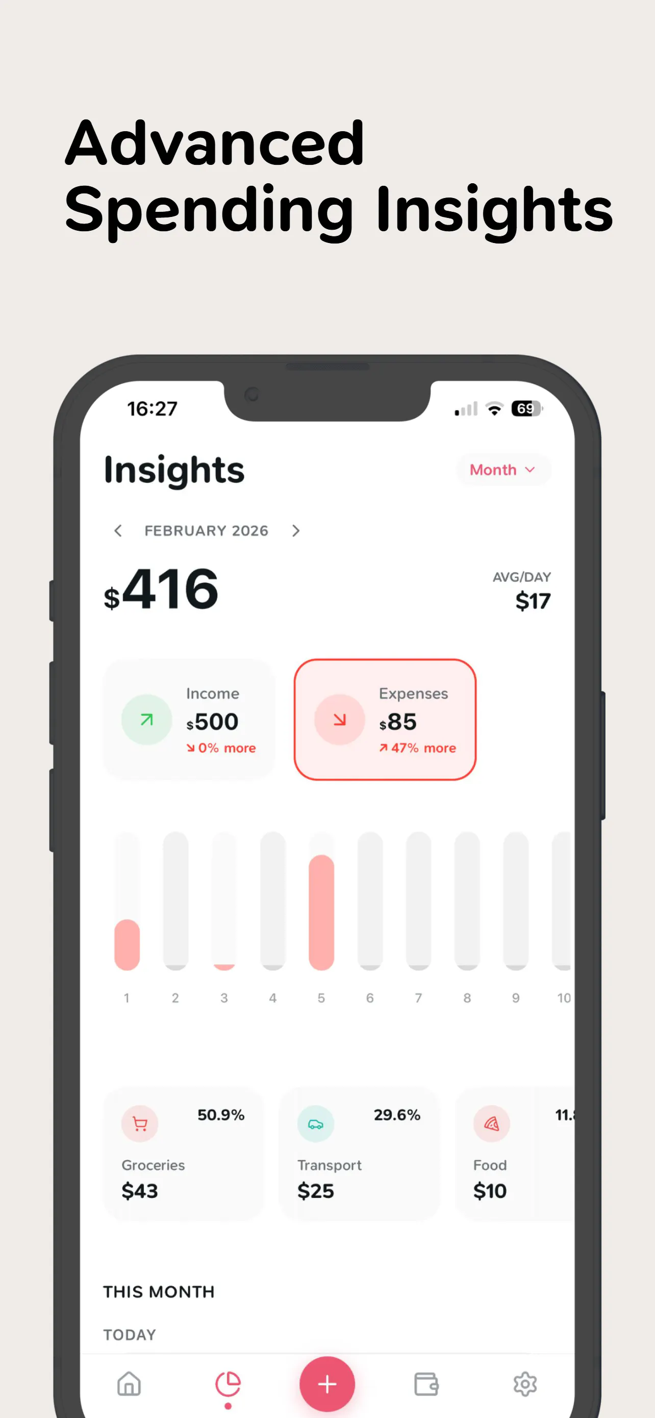 Budget Expense Tracker: Qostly gallery image