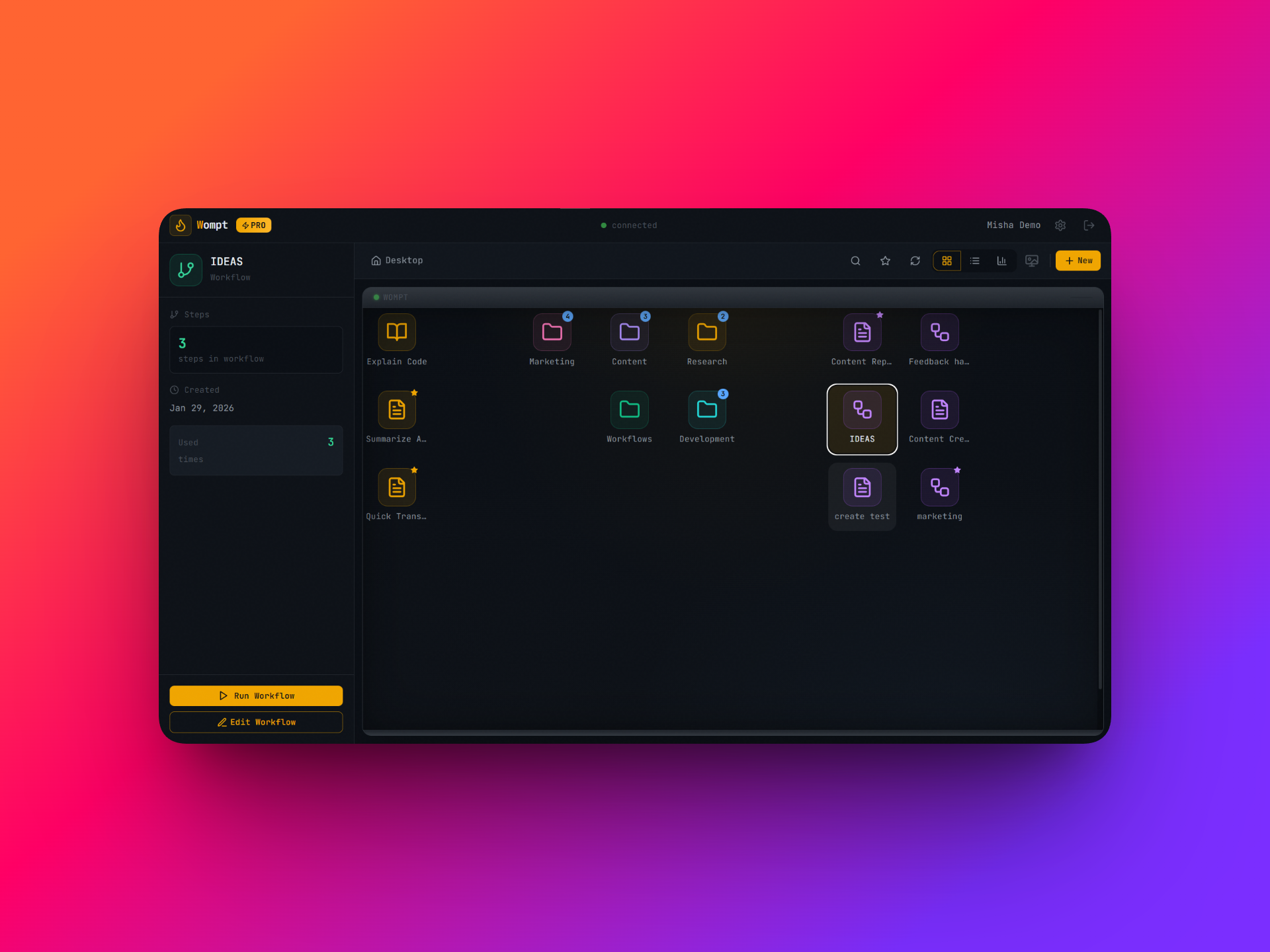 Wompt - AI Prompt Automation gallery image