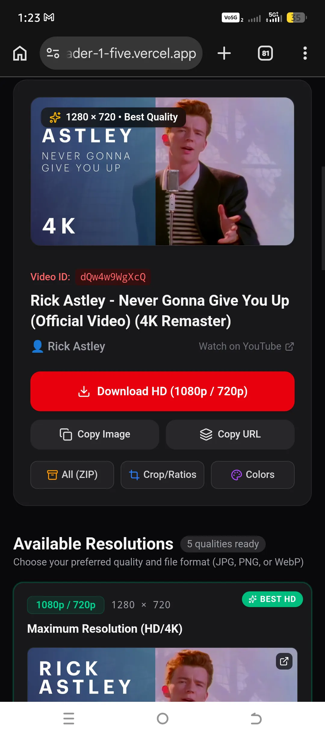 YouTube channel download gallery image
