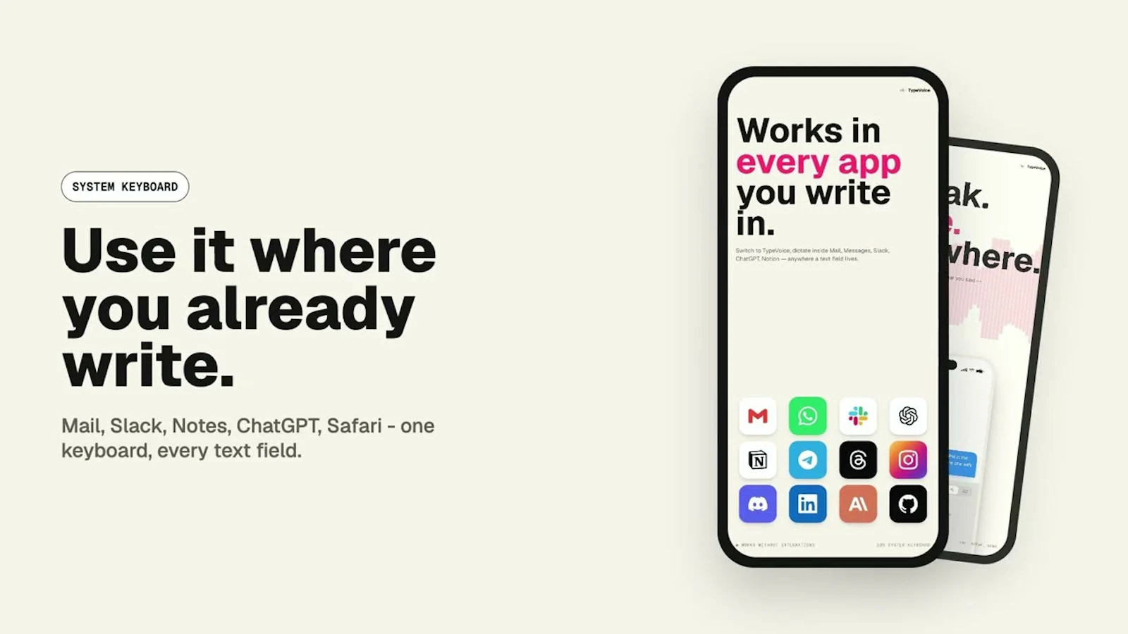 TypeVoice screenshot 1 (video preview)