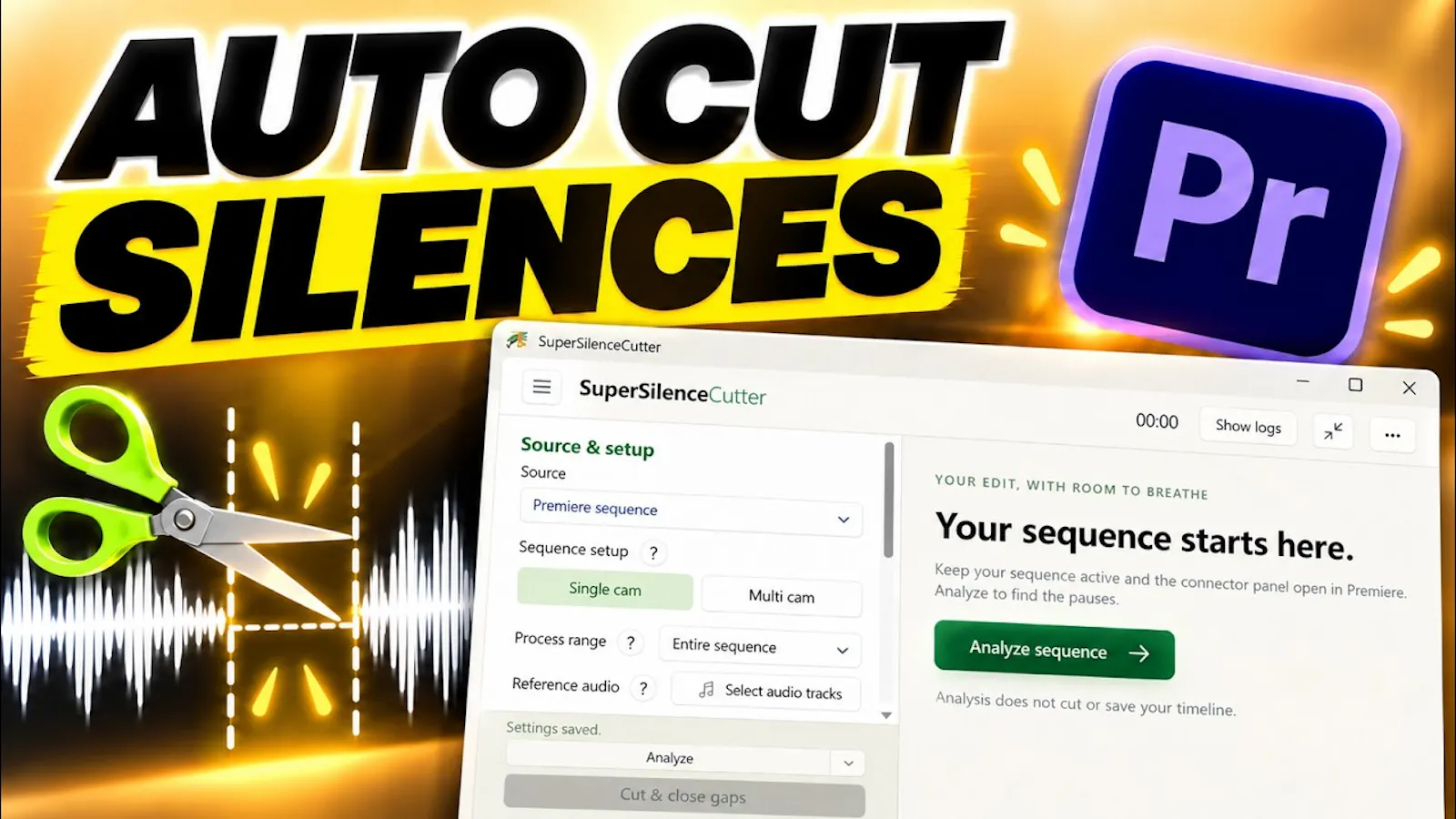 SuperSilenceCutter for Premiere Pro screenshot 1 (video preview)