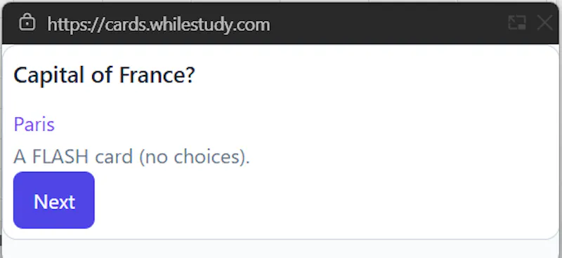 WhileStudy screenshot 2