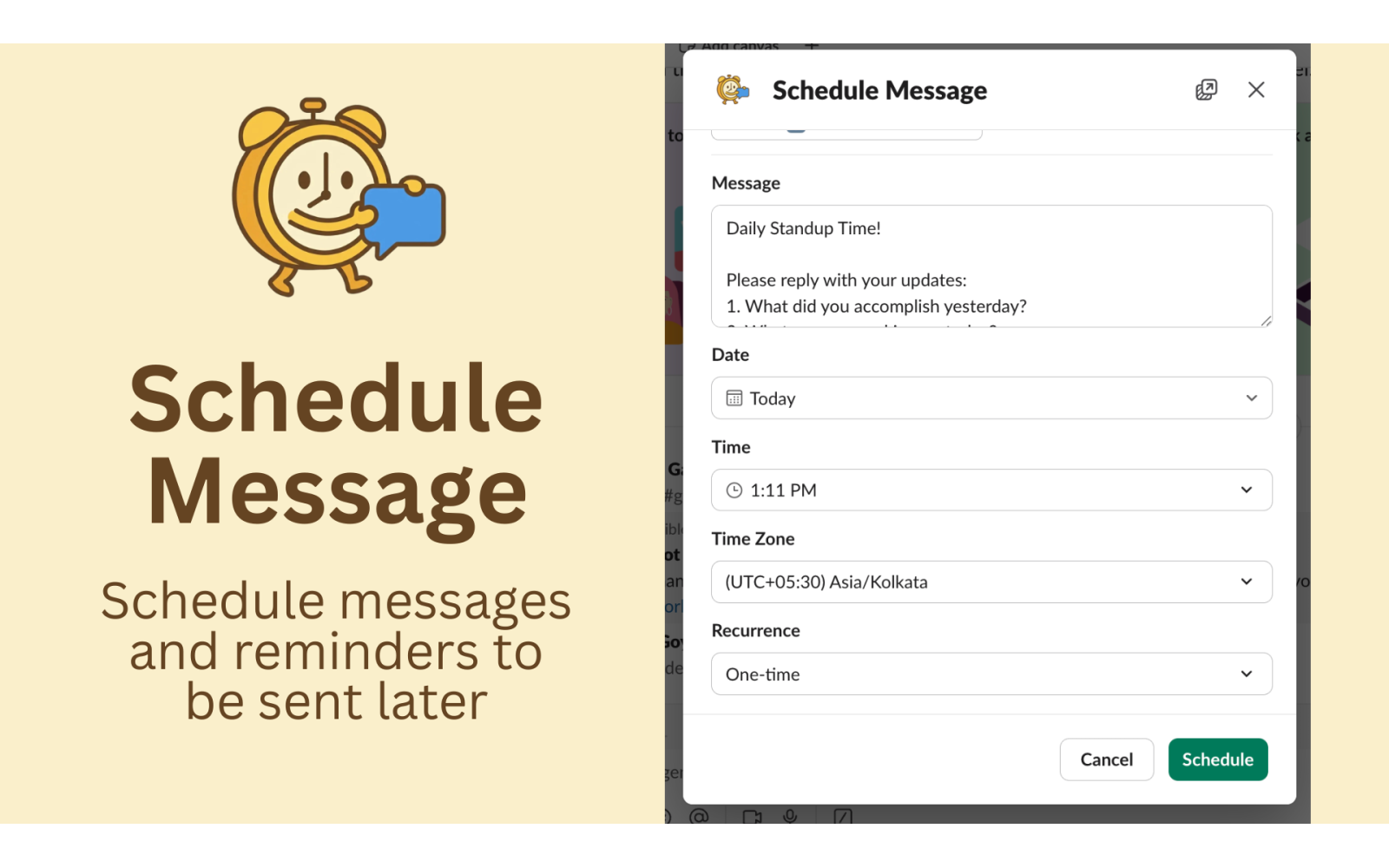 Schedule Message gallery image