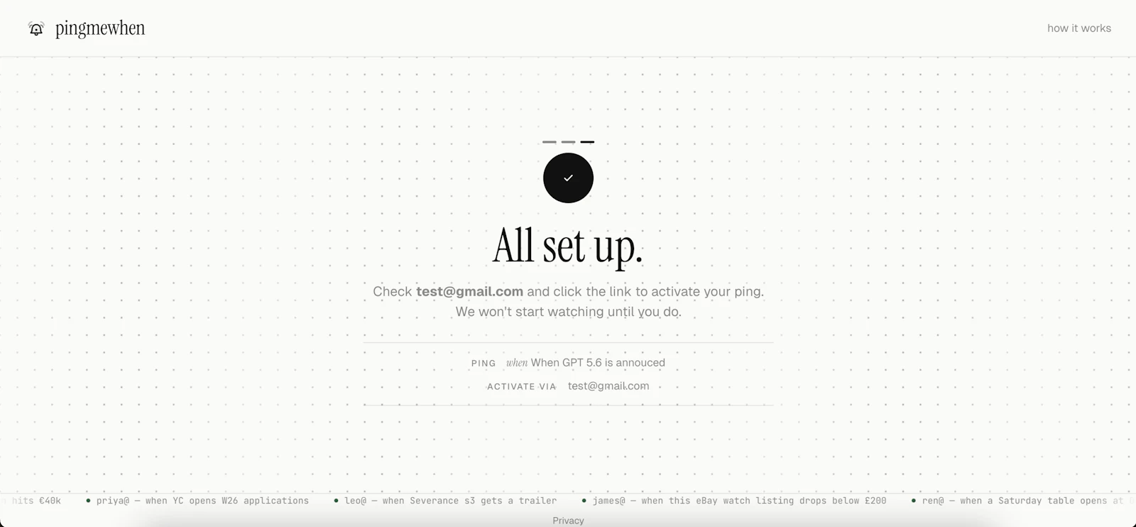 PingMeWhen screenshot 3