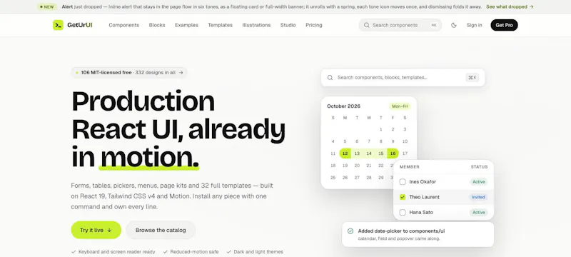GetUrUI screenshot 2