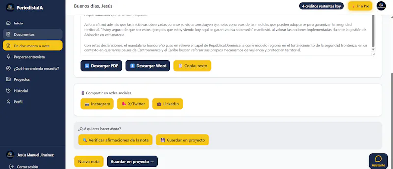 PeriodistaIA screenshot 99