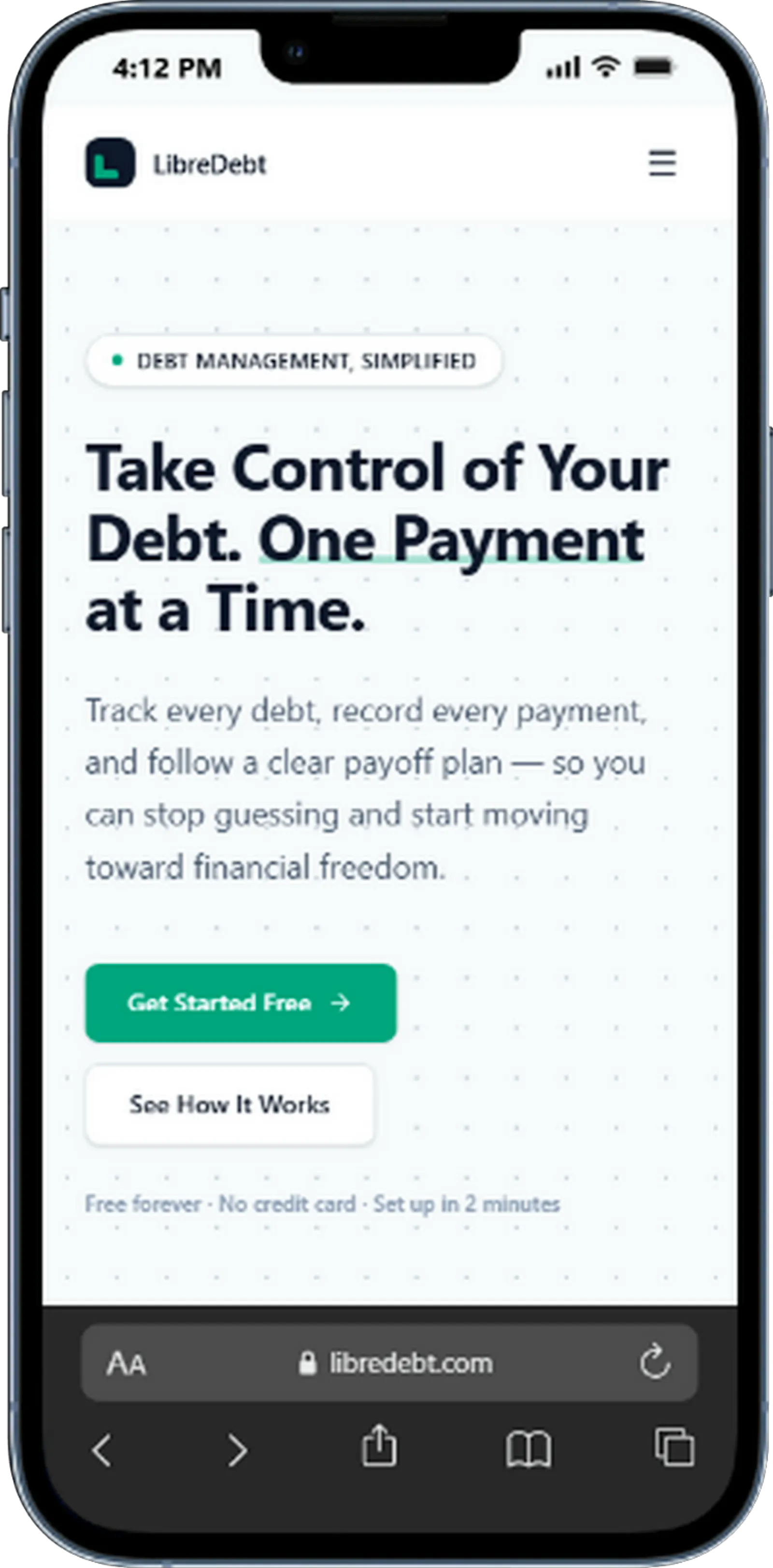 LibreDebt screenshot 1