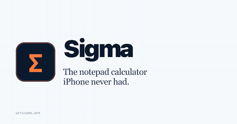 Sigma Notepad Calculator screenshot 2