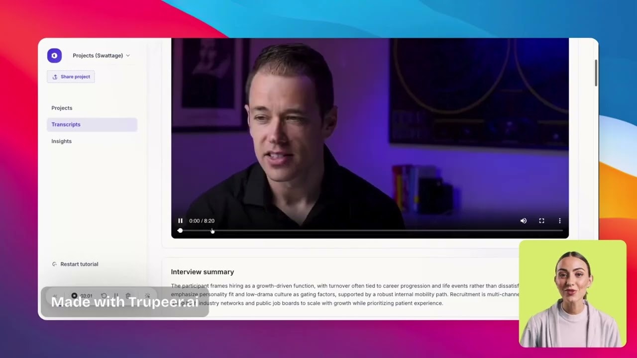 Echo Research - AI assisted UX Research gallery image