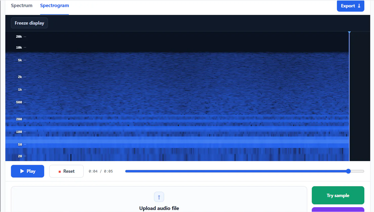 Online Spectrum Analyzer gallery image