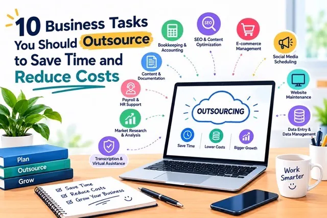 10 Business Outsource to Save Time 