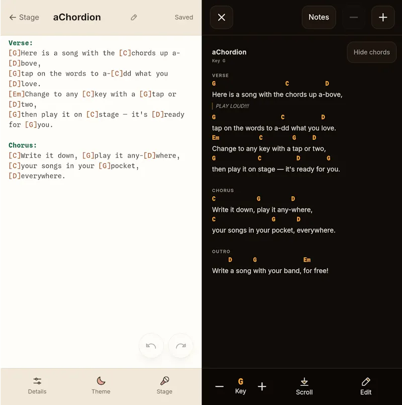 aChordion screenshot 3