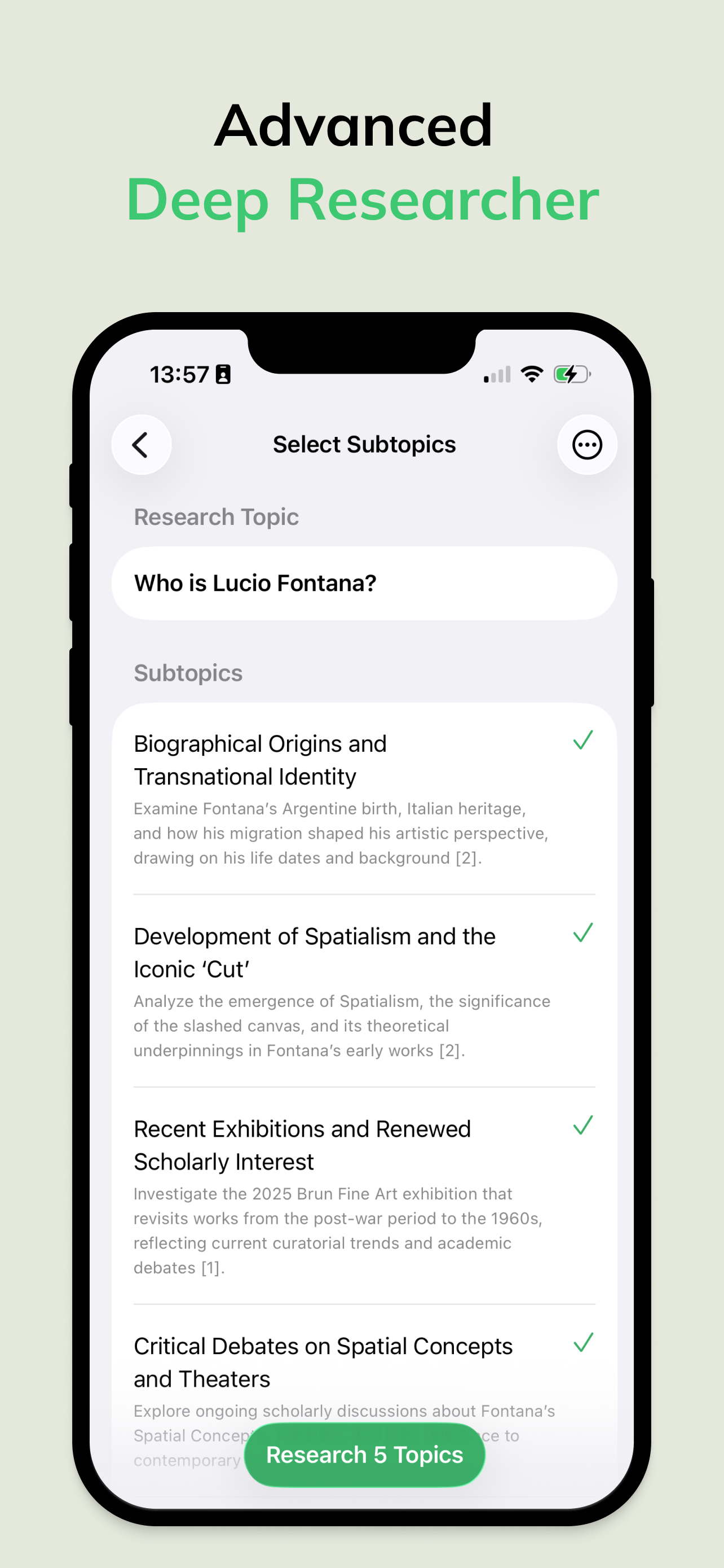 GreenPT for iOS - Screenshot 5 showing product features and functionality