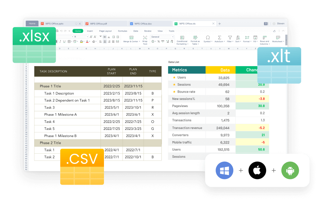 WPS Spreadsheet media 3