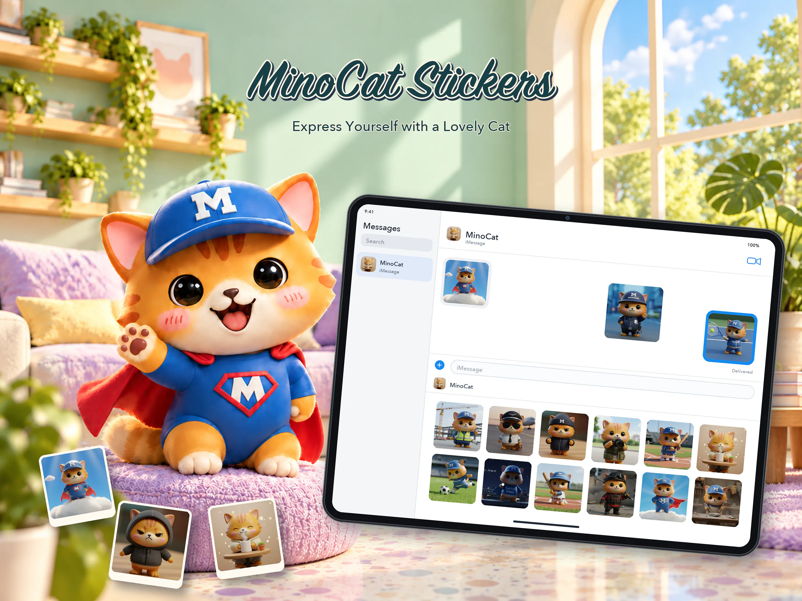 MinoCat Stickers