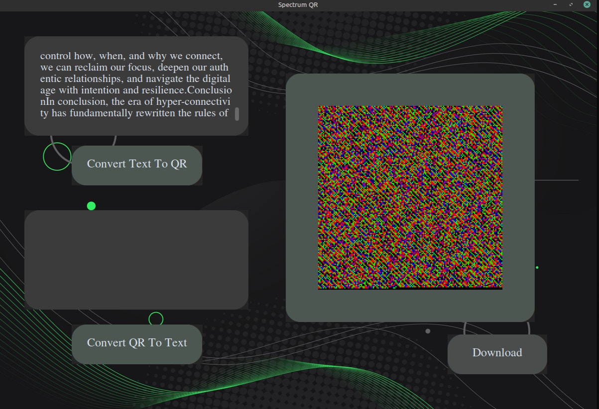 Spectrum QR gallery image