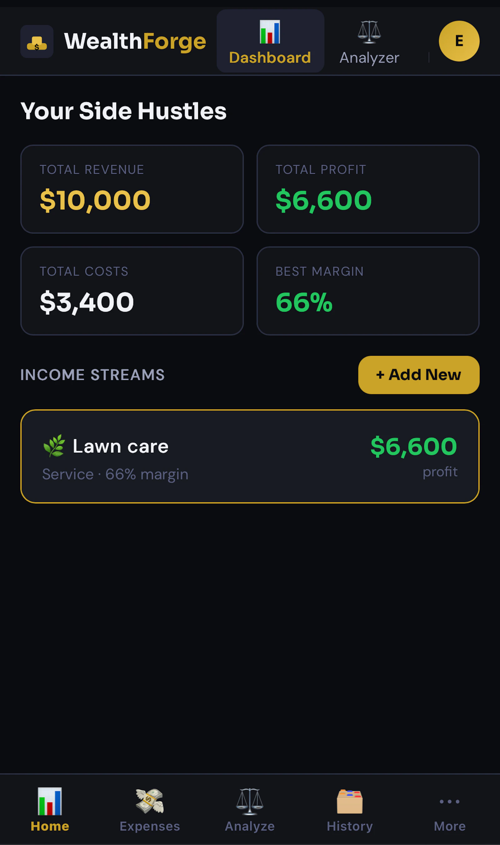 WealthForge screenshot 2