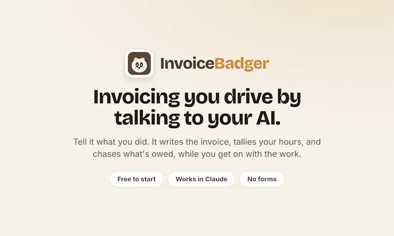 Invoice Badger screenshot 1