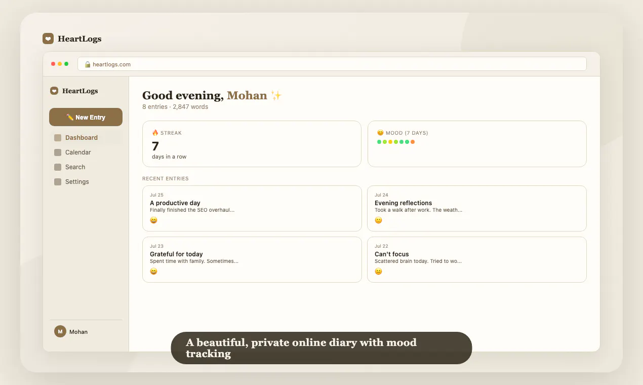 HeartLogs screenshot